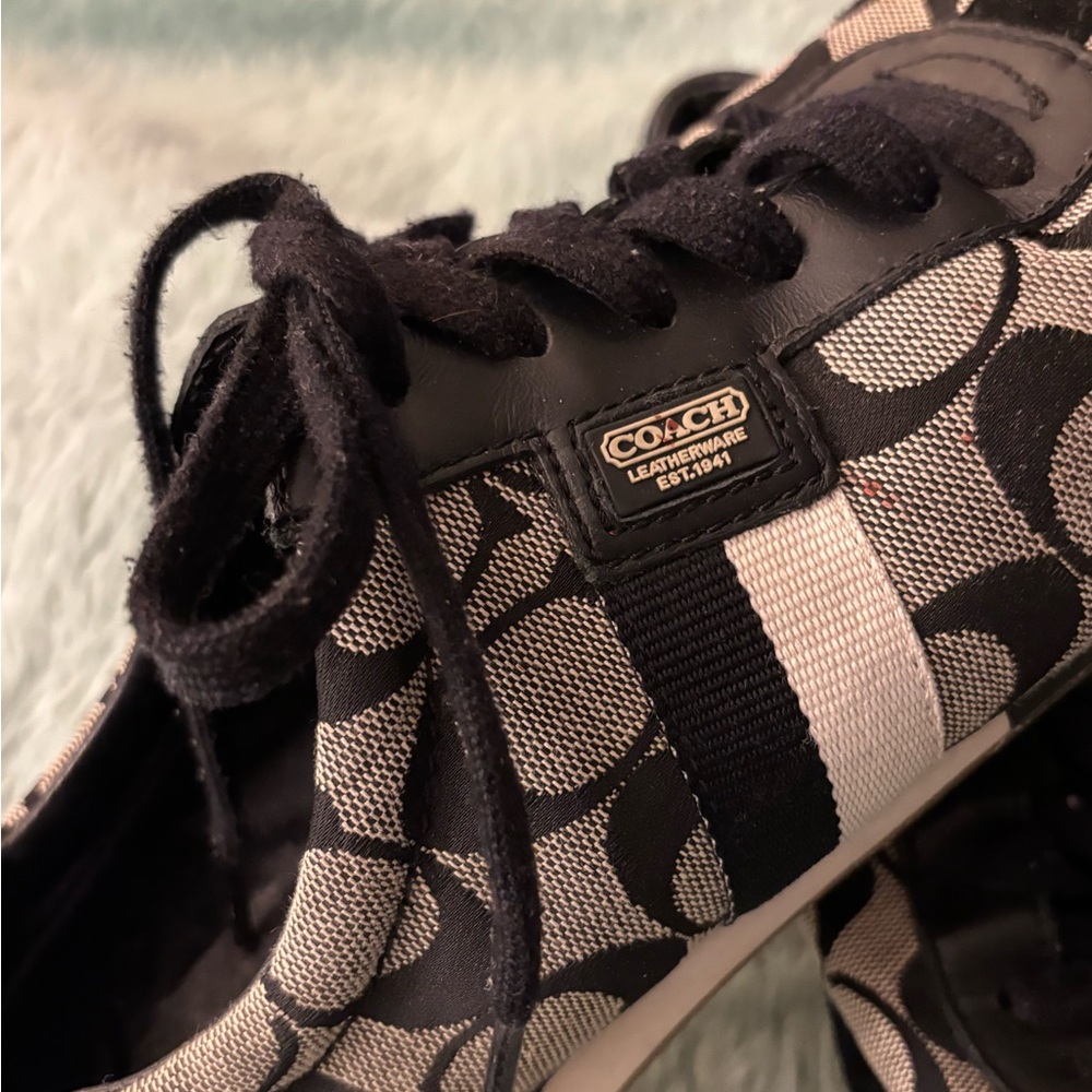 Coach Monogram Patterned Sneakers - image 2